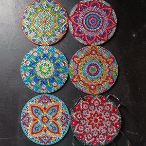 Coasters 6 PC. Mosaic